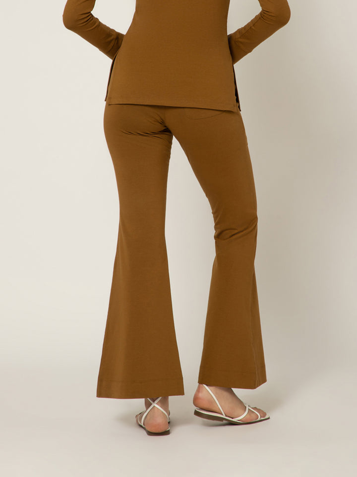 CLARA - Flare Leg Stretch Pants