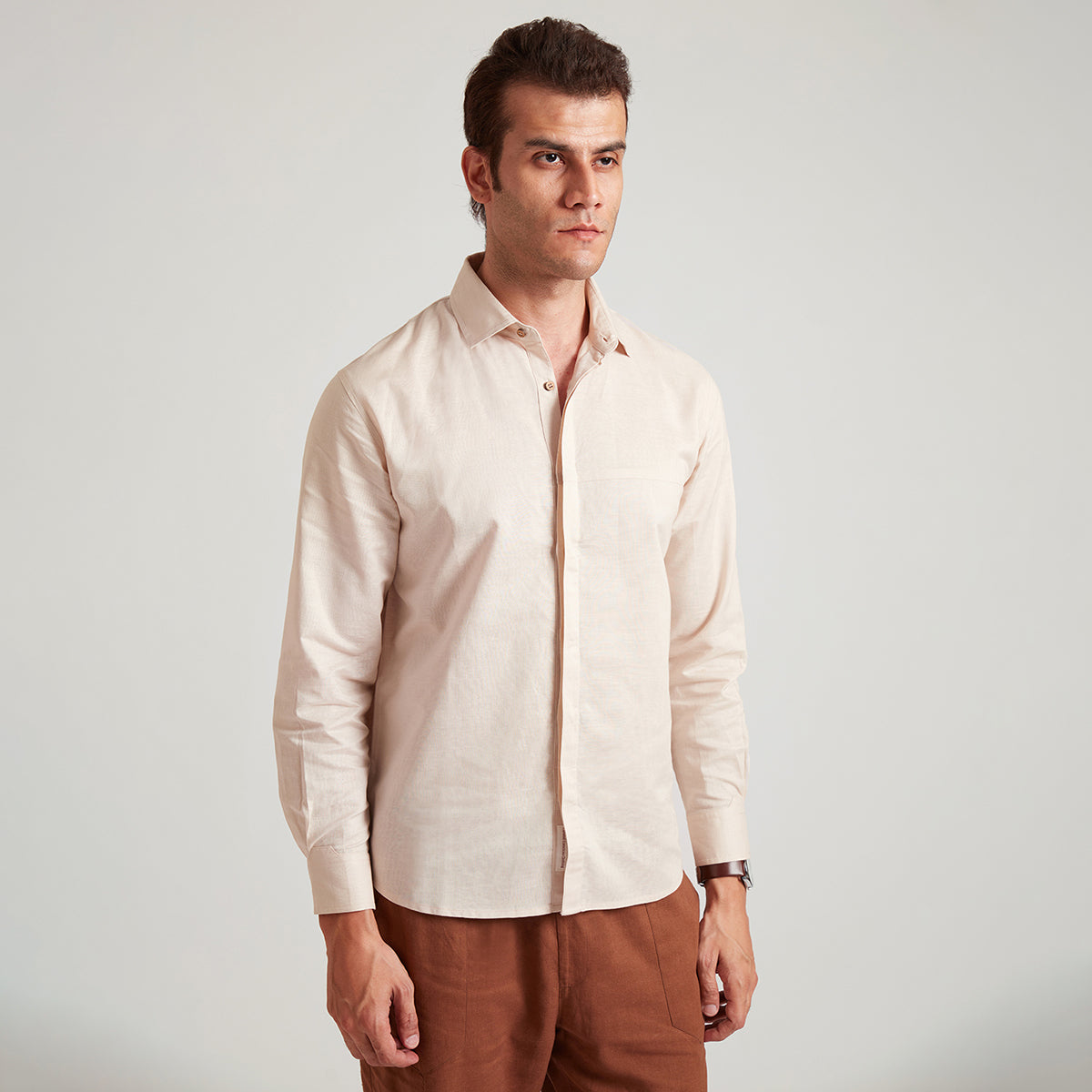 ADAM - Men's Formal Shirt in Organic Cotton