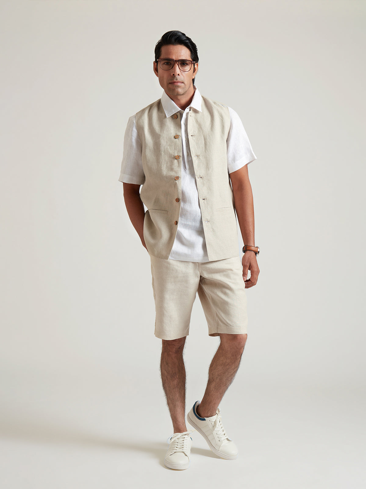 EDWIN - Men's Semi Formal Sleeveless Waistcoat