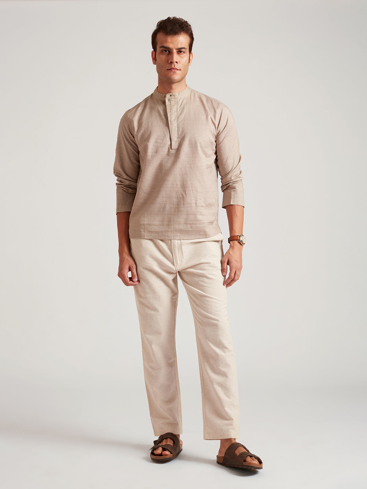 AEMON - Men’s Stylish Printed Shirt in Organic Cotton image 2