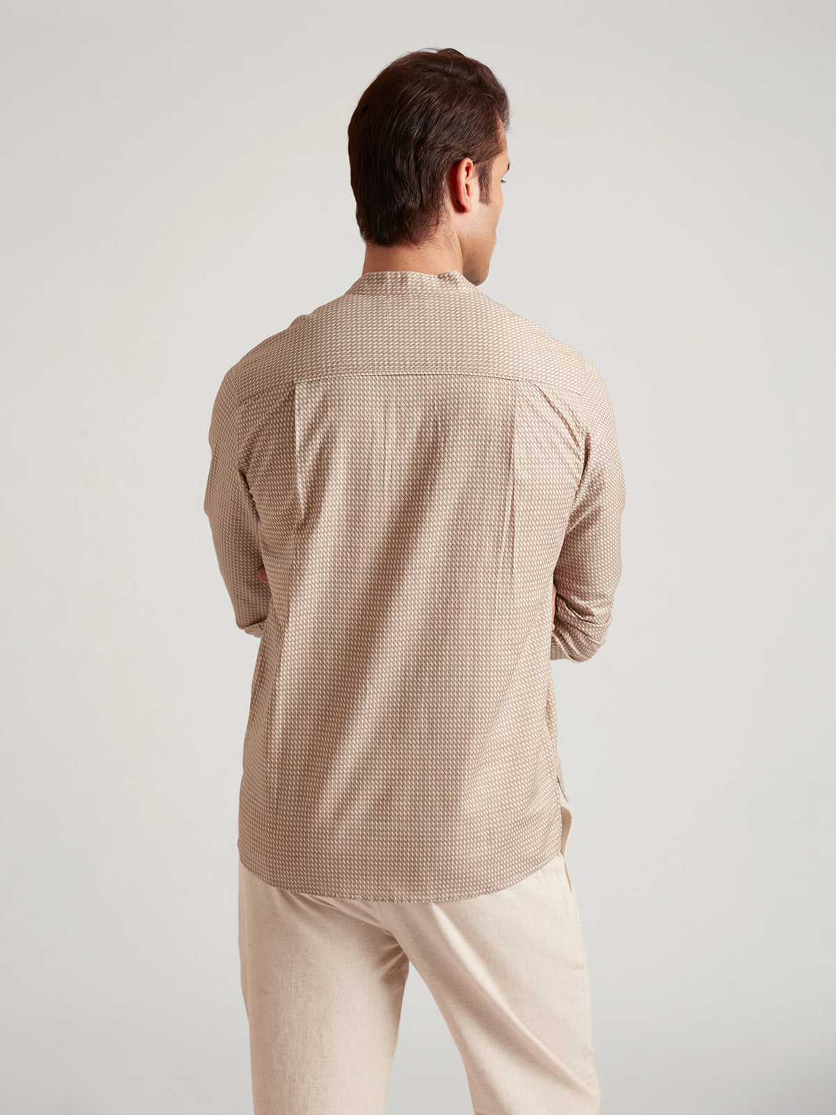AEMON - Men’s Stylish Printed Shirt in Organic Cotton image 3