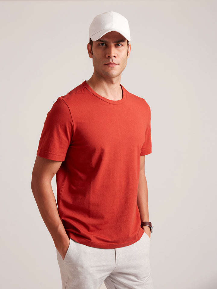 TREVOR - Organic Cotton Lycra T-Shirt