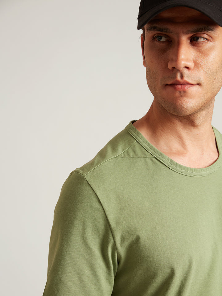 TREVOR - Organic Cotton Lycra T-Shirt