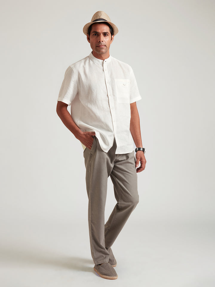 NEO - Casual Half Sleeve Linen Shirt