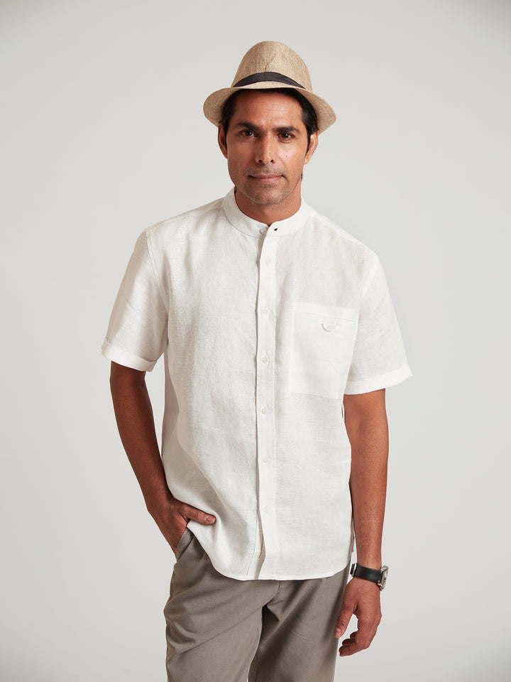 NEO - Casual Half Sleeve Linen Shirt