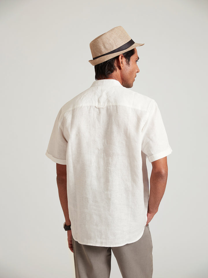 NEO - Casual Half Sleeve Linen Shirt