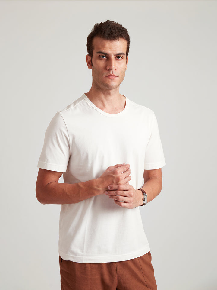 TREVOR - Organic Cotton Lycra T-Shirt