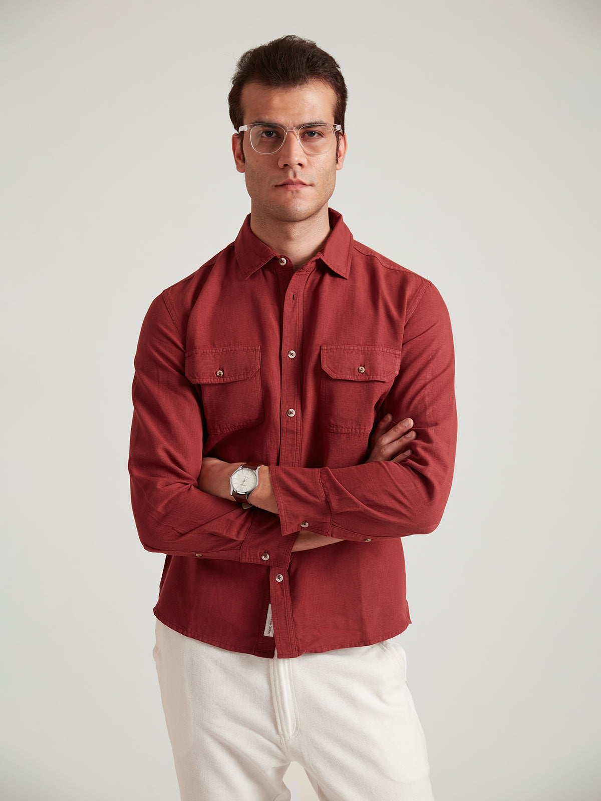 ALDO - Men's Relaxed And Casual Organic Cotton Shirt