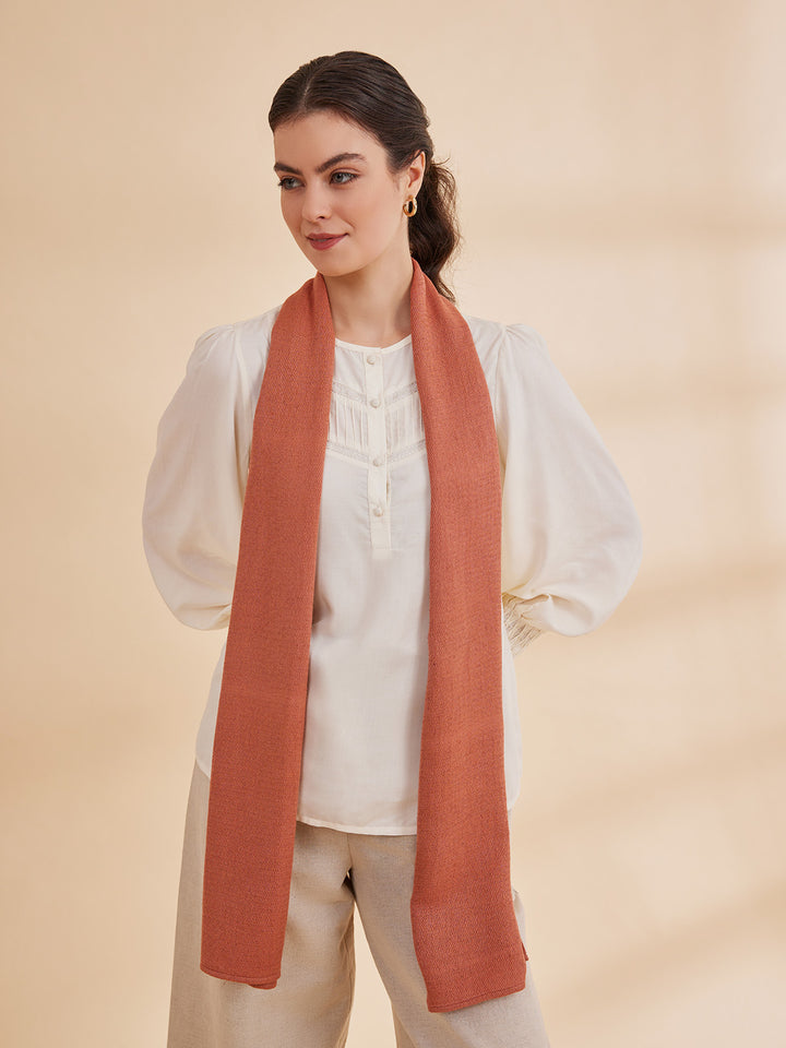 MELONI - Signature Himalayan Grass scarf Blush Pink