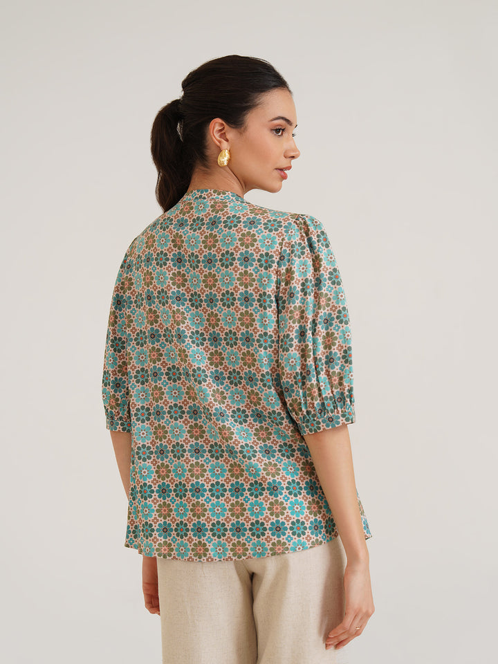 POPPY - Organic Bamboo Printed Top