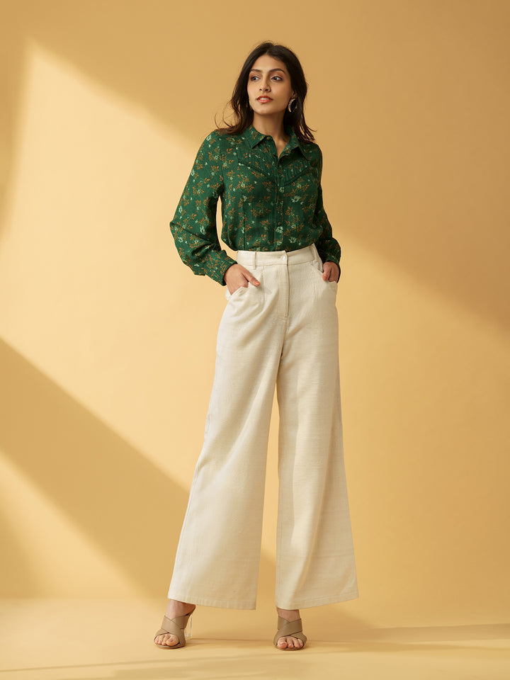 EMICA - Stylish Viscose Satin Pants