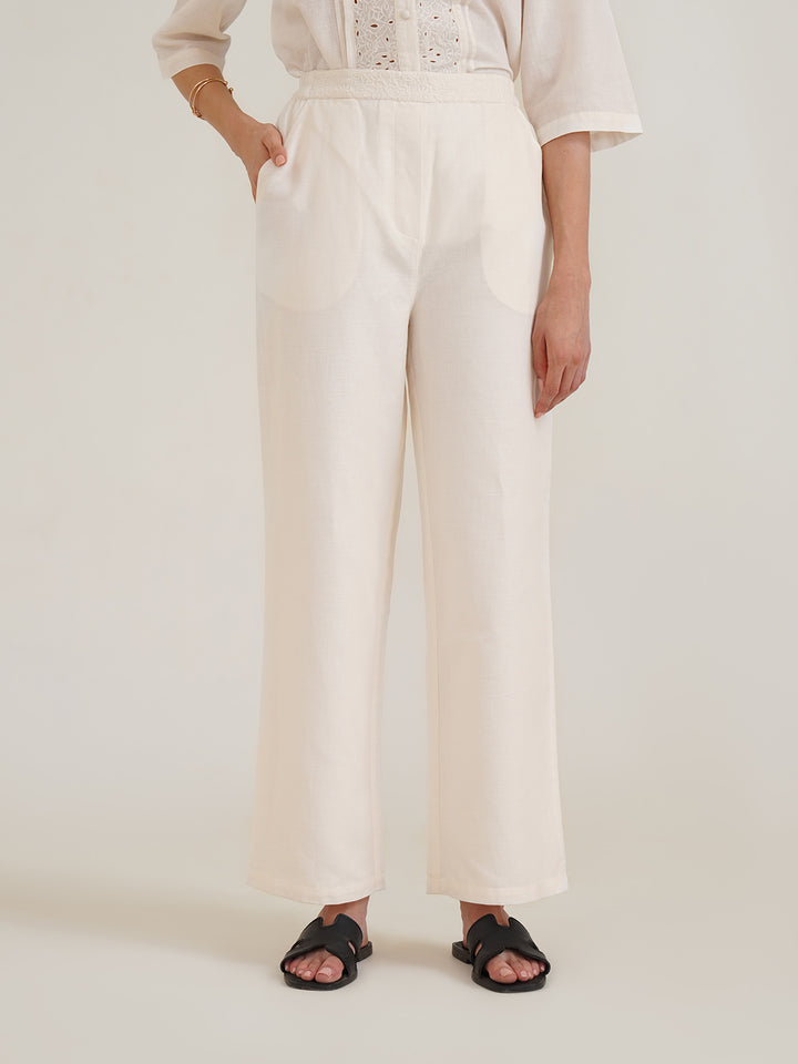 DOVE - Organic Cotton Linen Pants