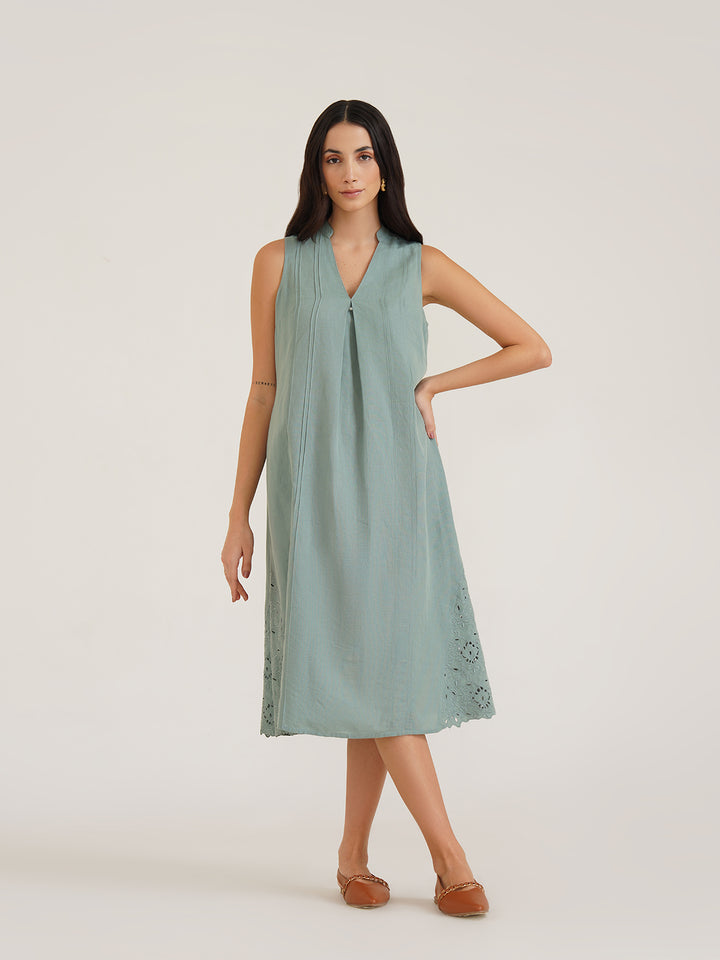 YANA - Relaxed Linen Midi Dress