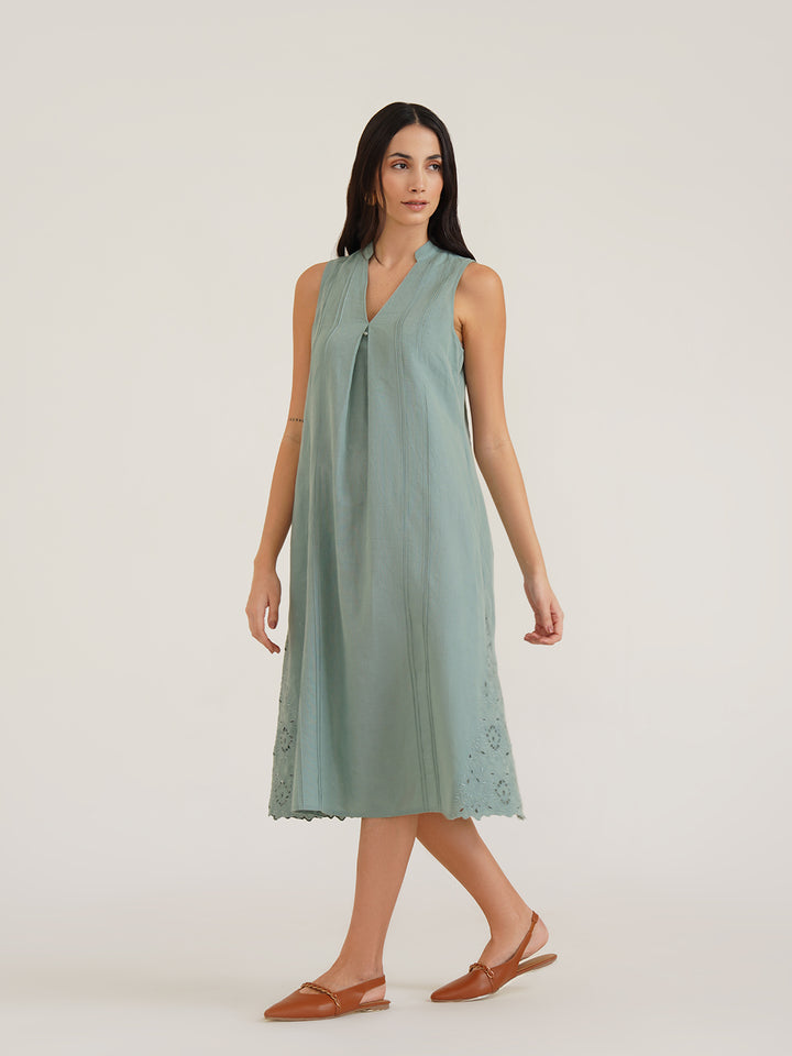 YANA - Relaxed Linen Midi Dress