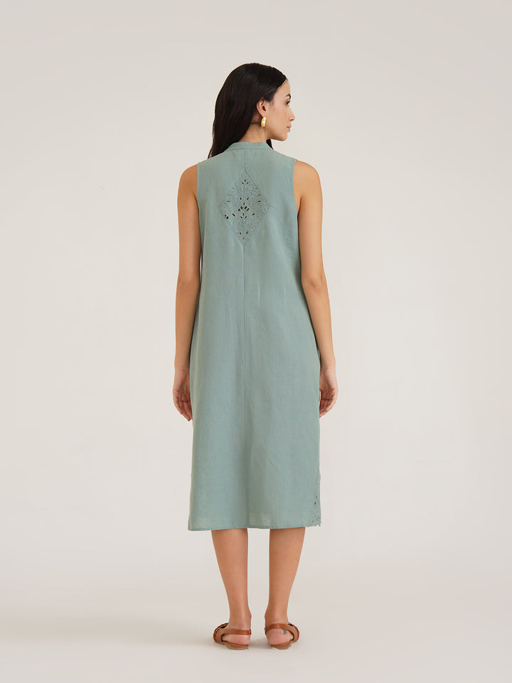 YANA - Relaxed Linen Midi Dress