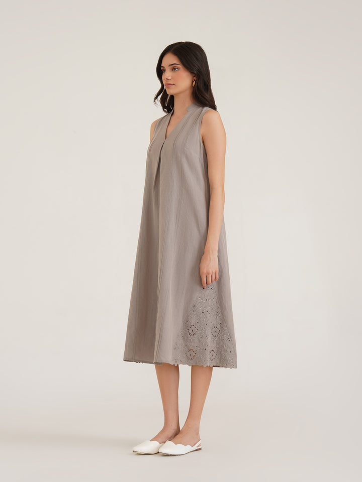 YANA - Relaxed Linen Midi Dress