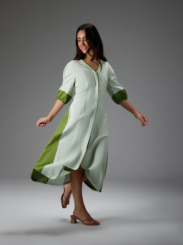 MEADOW - Soft Earthy Cotton Linen Dress