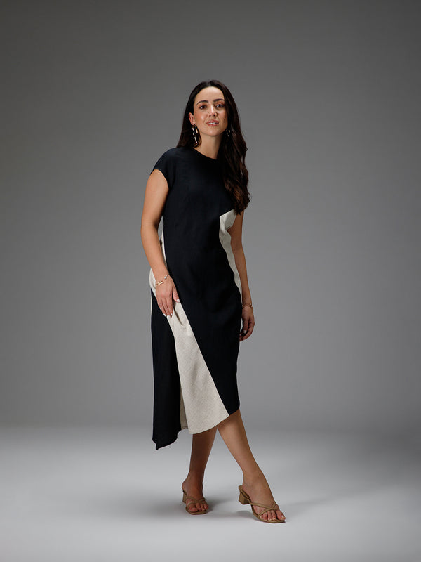 AMBER - Sculptural Cut Dress