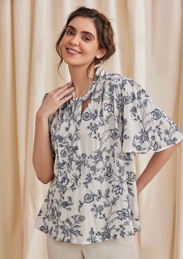 SAFFIRE - Sustainable Viscose Twill Top