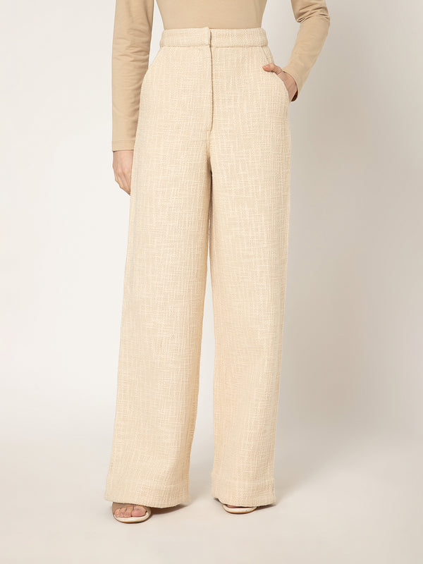 ESME - Organic Cotton Tweed Pants